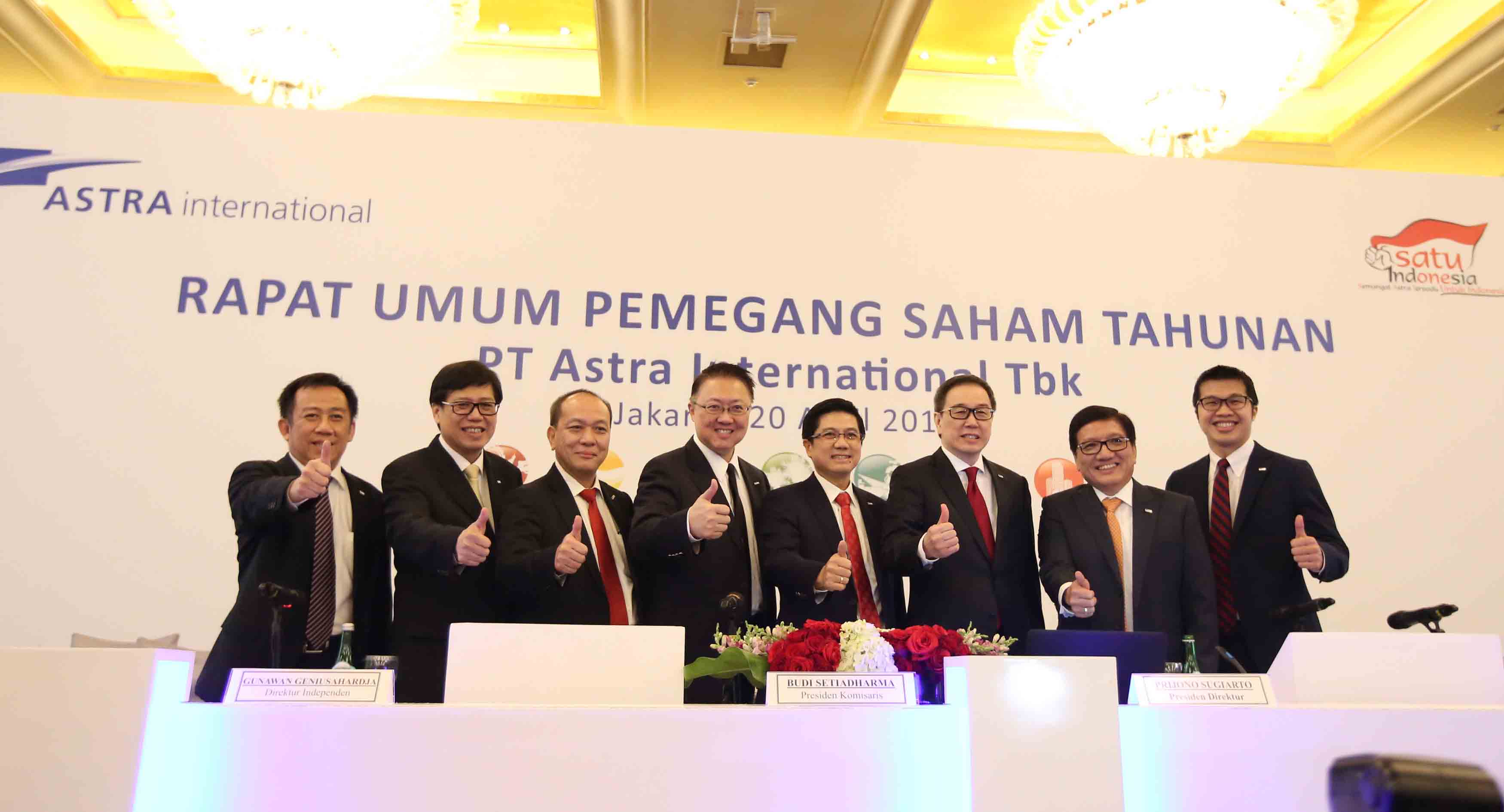 RUPST Astra: Bagi Dividen Tunai Rp6,8 Triliun